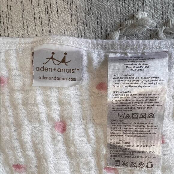 Aden + Anais Baby Security Blanket Lovey 100% Organic Cotton Owl Print - Picture 3 of 7